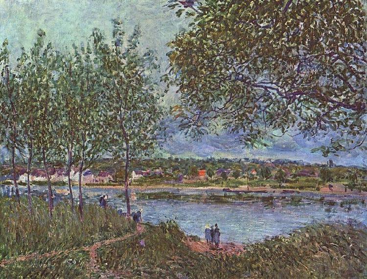 Alfred Sisley Weg der alten Fahre in By Norge oil painting art
